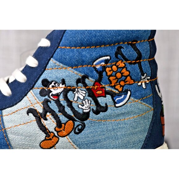 New! Size: 9 Men/10.5 Women | Disney x Taka Hayashi x Vans Sk8-Hi Mickey's 90th - Picture 8 of 16